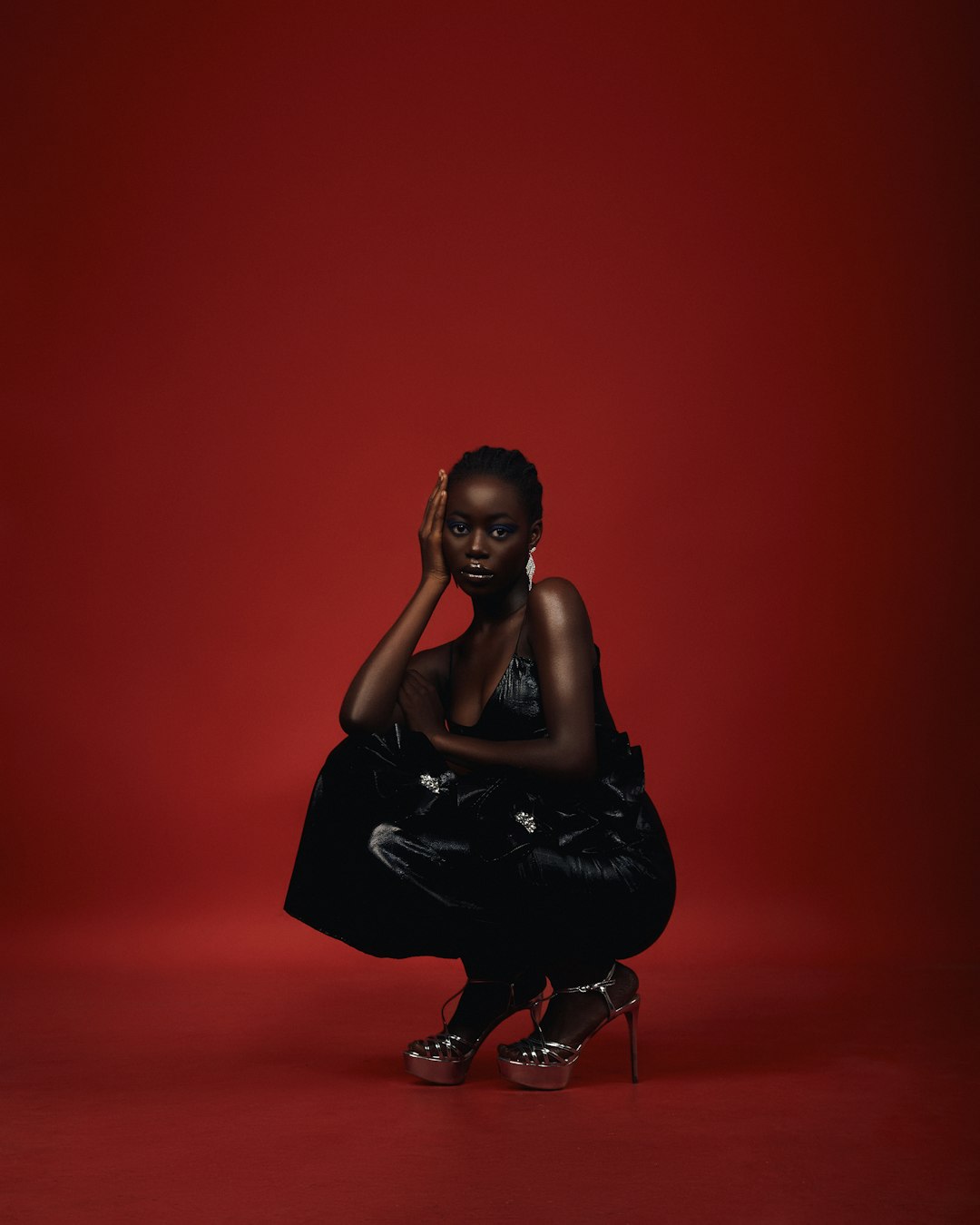 Portrait photography lighting setup